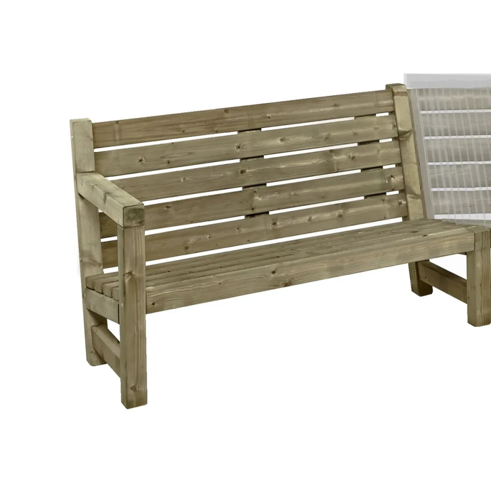 LOUNGEBANK TWEEZITS BESTEMD VOOR HOEKELEMENT | FSC | 135 CM