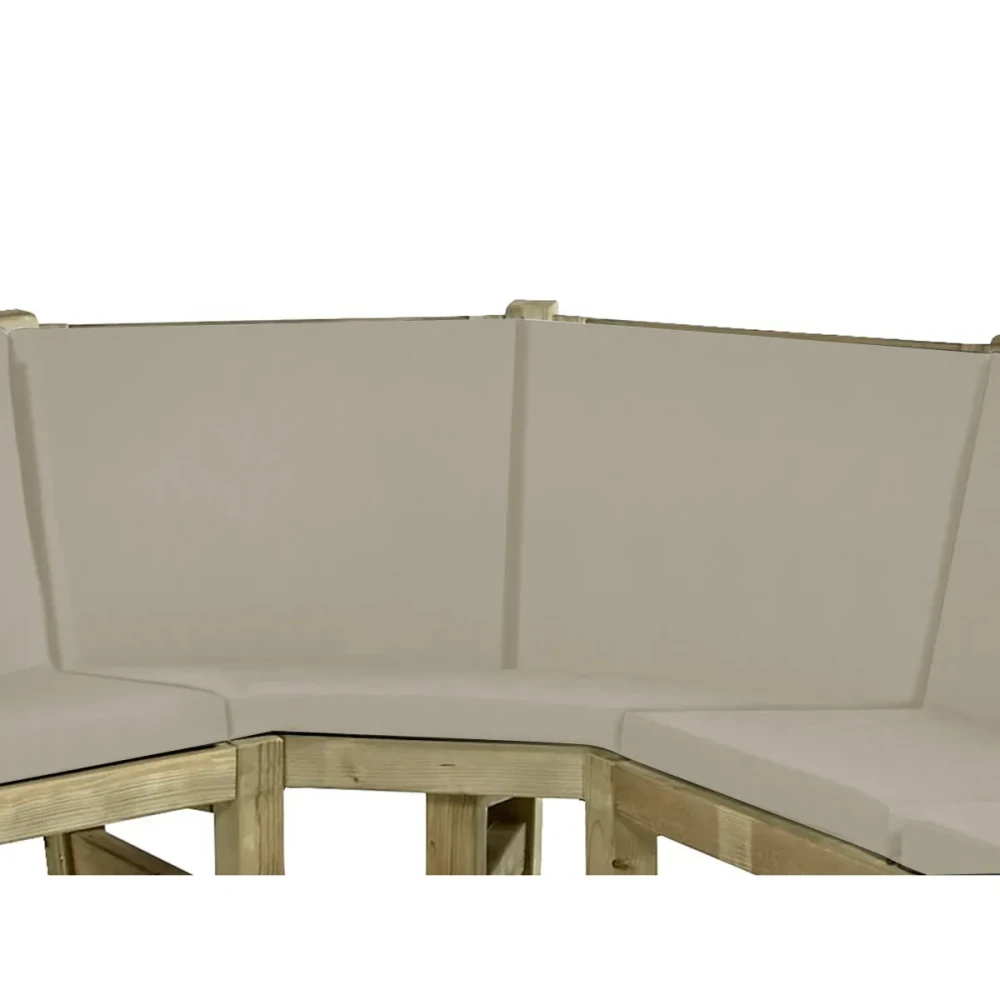 KUSSEN LOUNGEBANK | HOEKELEMENT | TAUPE