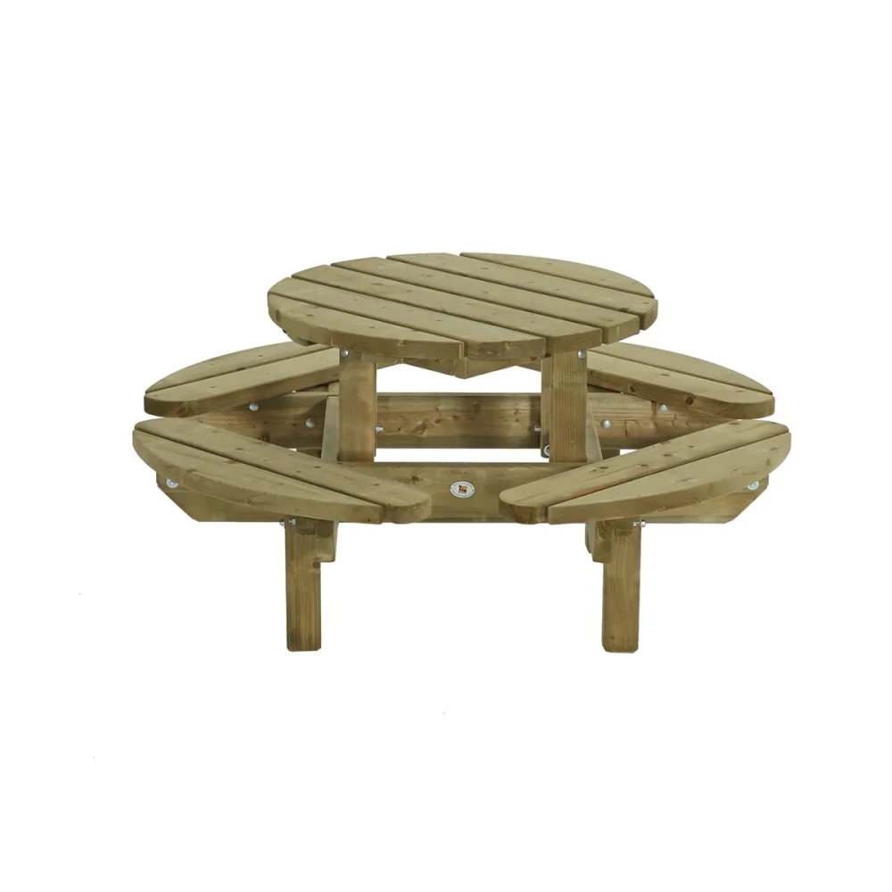 KINDERPICKNICKTAFEL ROND | FSC | 130CM - NIET LEVEBAAR IN 2025 -