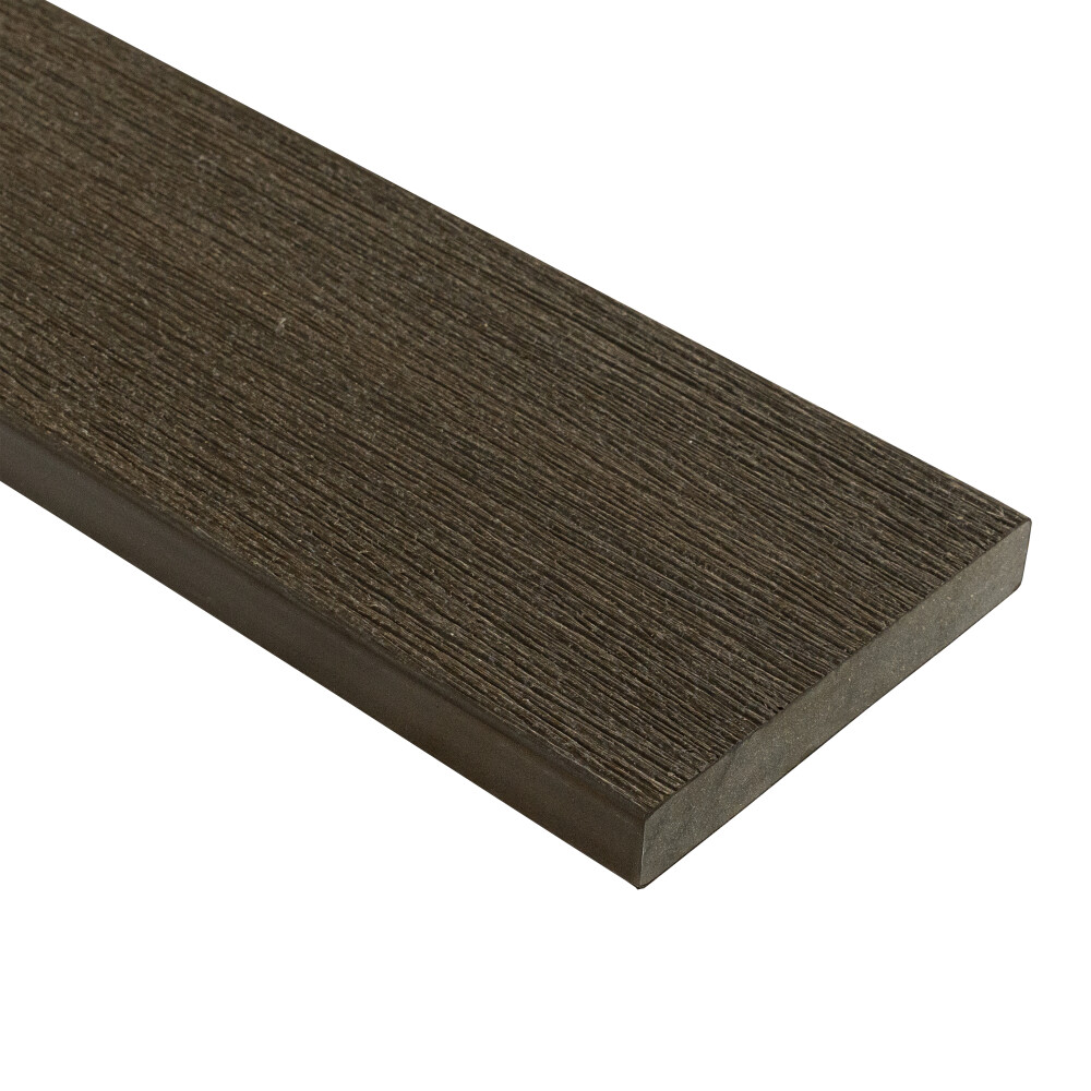 FIBERDECK WPC KANTPLANK | MASSIEF | VINTAGE WENGÉ | FSC | 23X138 MM | 300 CM