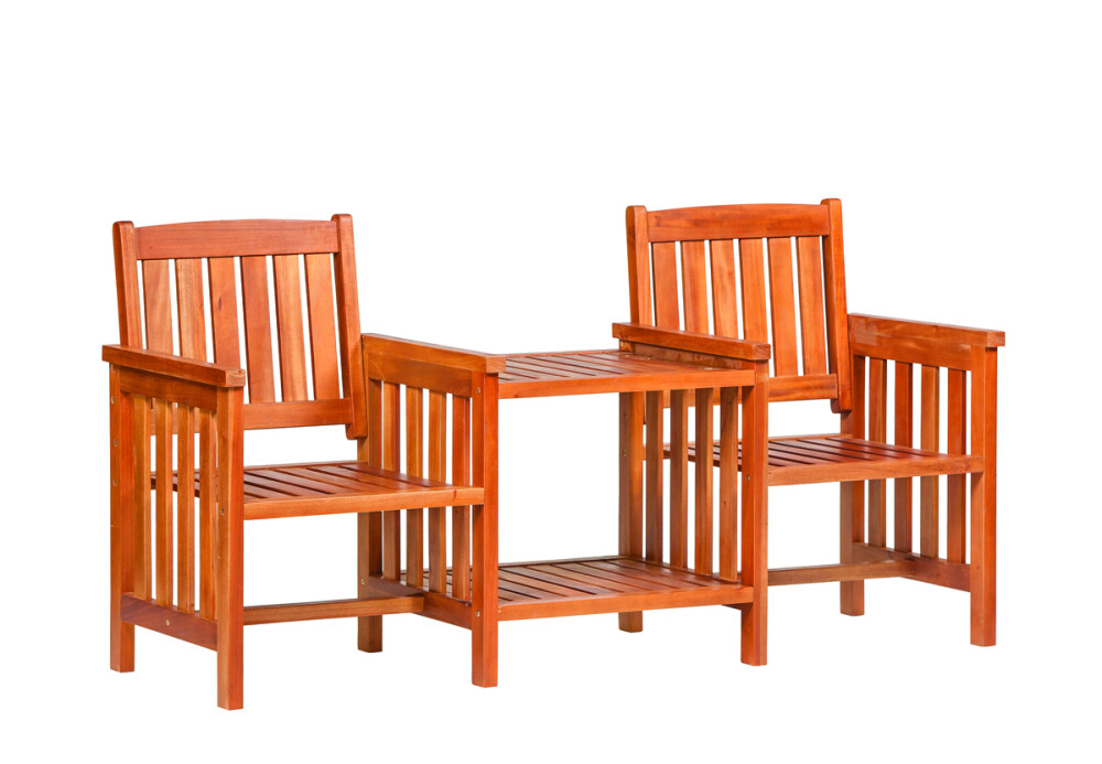 HARDHOUTEN LOVESEAT STANDAARD