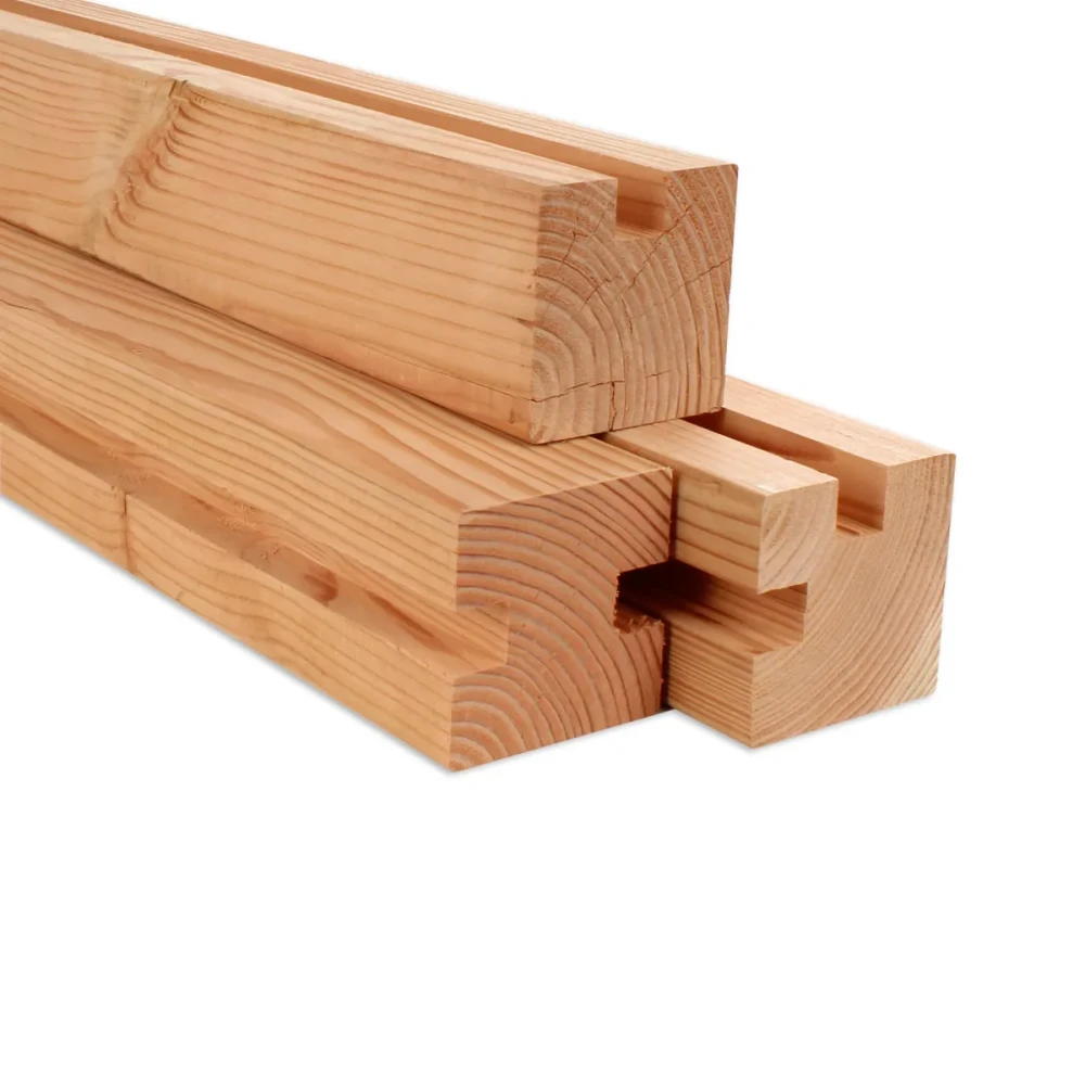 DOUGLAS TUSSENPAAL | GESCHAAFD | PEFC | SLEUF 30X20 MM | 120X120 MM | 300 CM