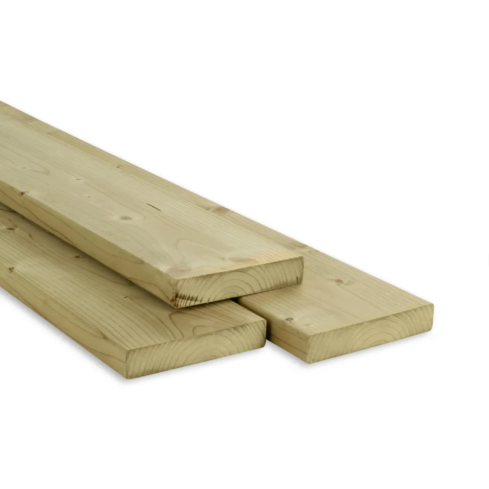 TUINHOUT | GROEN GEIMPR. | GESCHAAFD | FSC | 28X145 MM | 420 CM