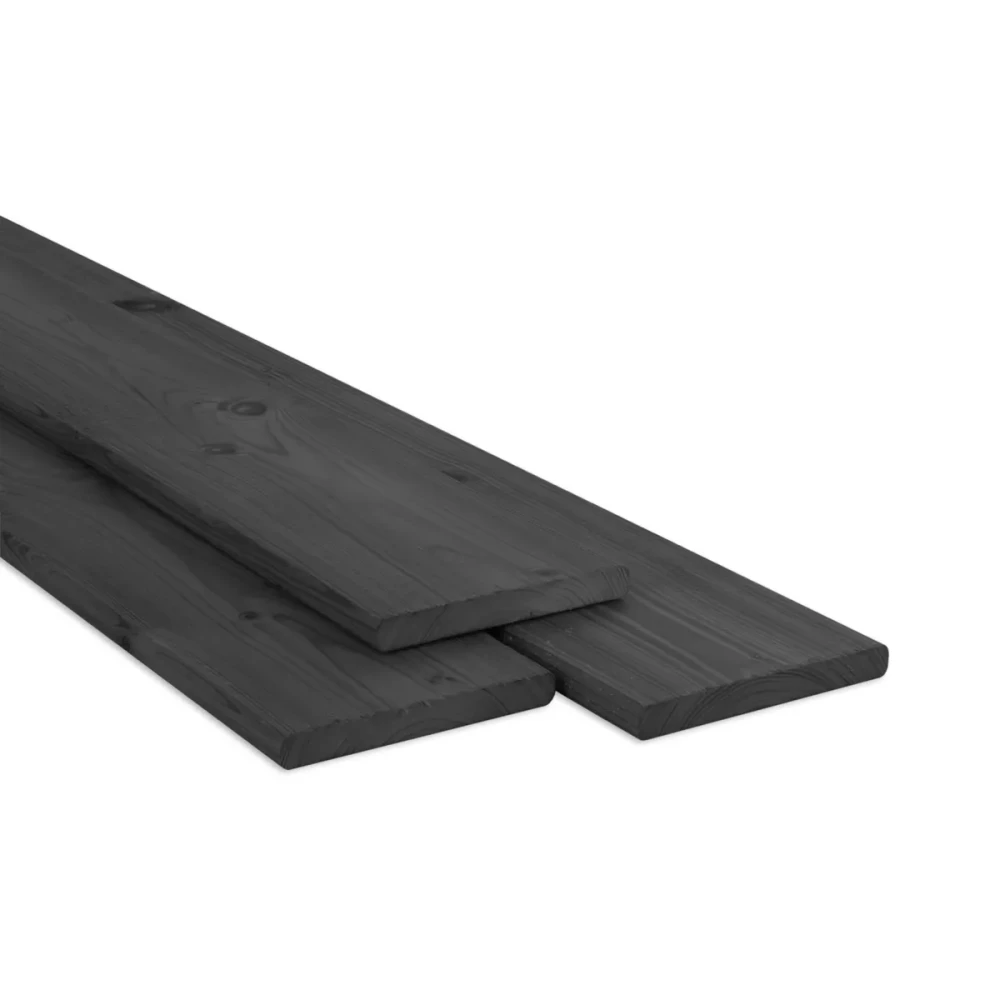 TUINHOUT | ZWART GEIMPR. | GESCHAAFD | PEFC | 15X140 MM | 400 CM *WIJ ADVISEREN OM DIT PRODUCT NA TE BEHANDELEN, HET IMPREGNEERPROCES VEROORZAAKT SOMS WITTE/BLANKE VLEKKEN OP HET HOUT.