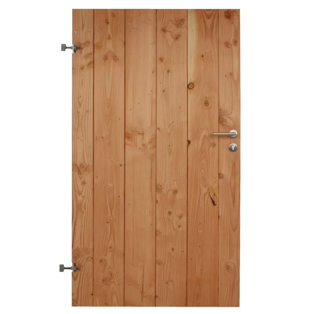 POORTDEUR STALEN FRAME MET SLOT | PEFC | DOUGLAS HALFHOUTS RABAT | L-DR | 100X180 CM