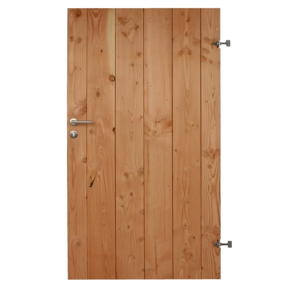 POORTDEUR STALEN FRAME MET SLOT | PEFC | DOUGLAS HALFHOUTS RABAT | R-DR | 100X180 CM
