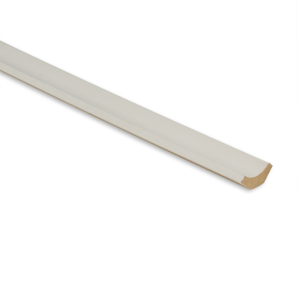 AGNES | HOLLAT MDF | WIT LINNEN | PEFC | 22X22 MM | 260 CM