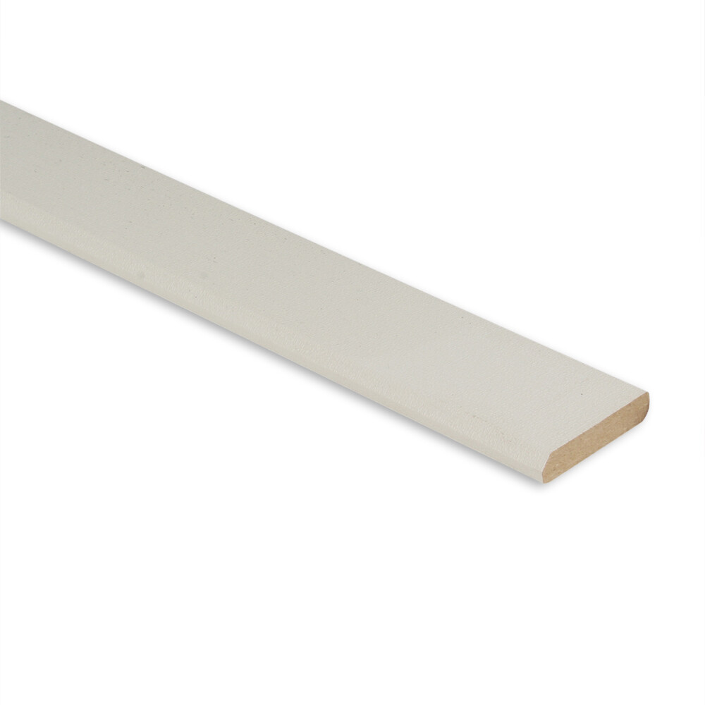 AGNES | MDF PLINT | WIT LINNEN | PEFC | 8X45 MM | 260 CM