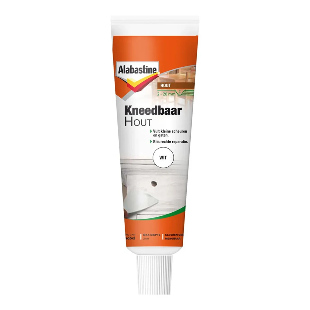 ALABASTINE KNEEDBAAR HOUT WIT 75GR - 0.07 KG