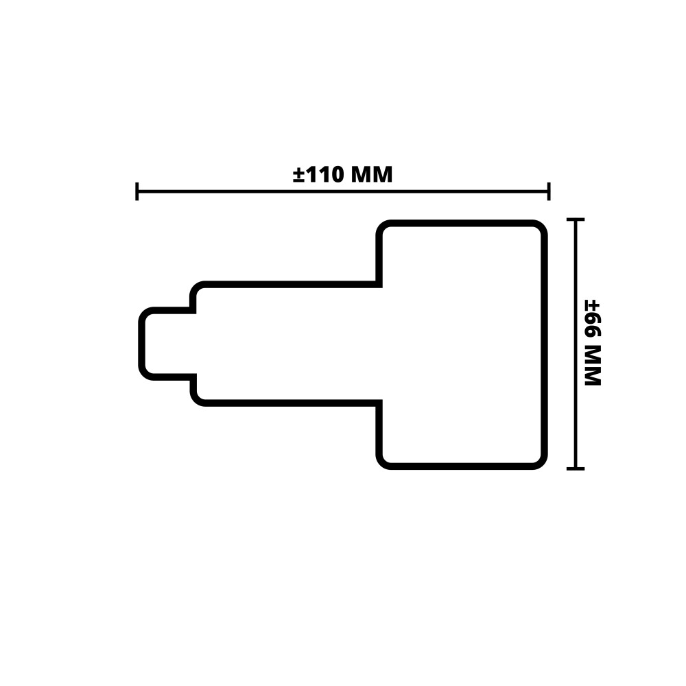 MERANTI GEPR. KOZIJNHOUT | B-TUSSENSTIJL | GEGROND | FSC | 66X110 MM | 590 CM