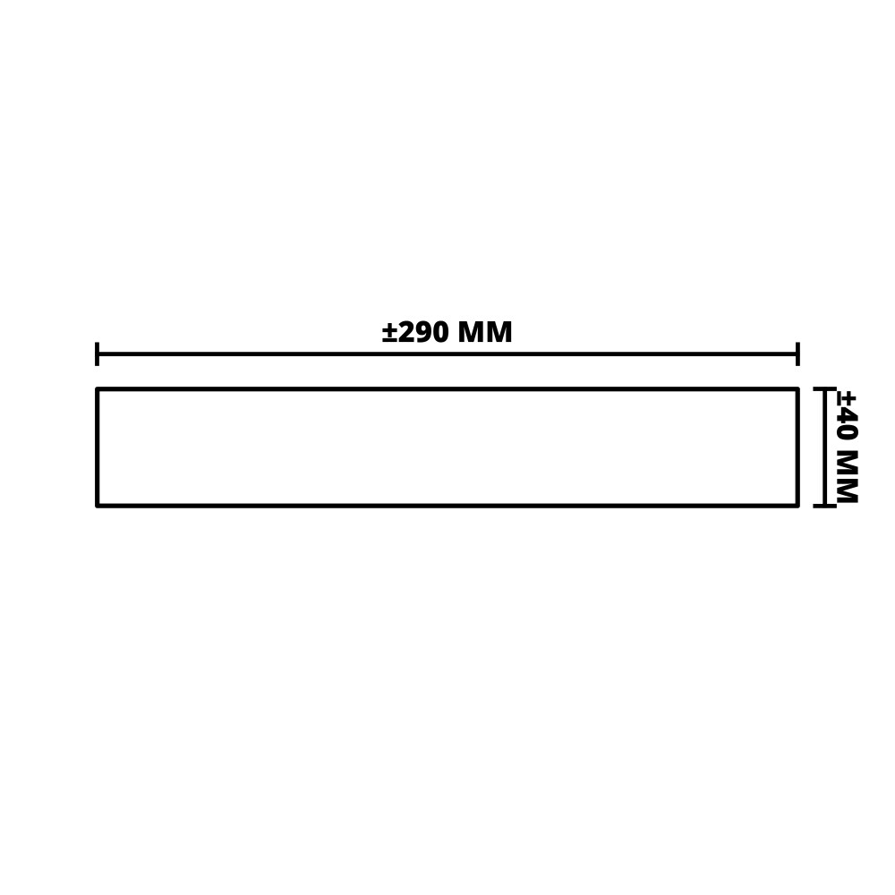 MERANTI | GESCHAAFD | PEFC | 40X290 MM | 425 CM