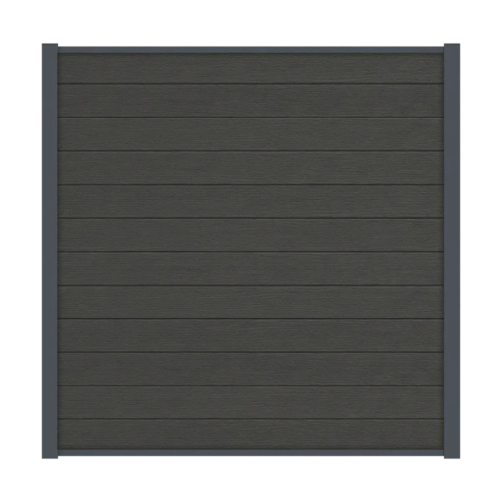 COMPOSIET SCHUTTINGDEEL MET ANTRACIETE LIJST | PREMIUM | DARK GREY | 180X180 CM.