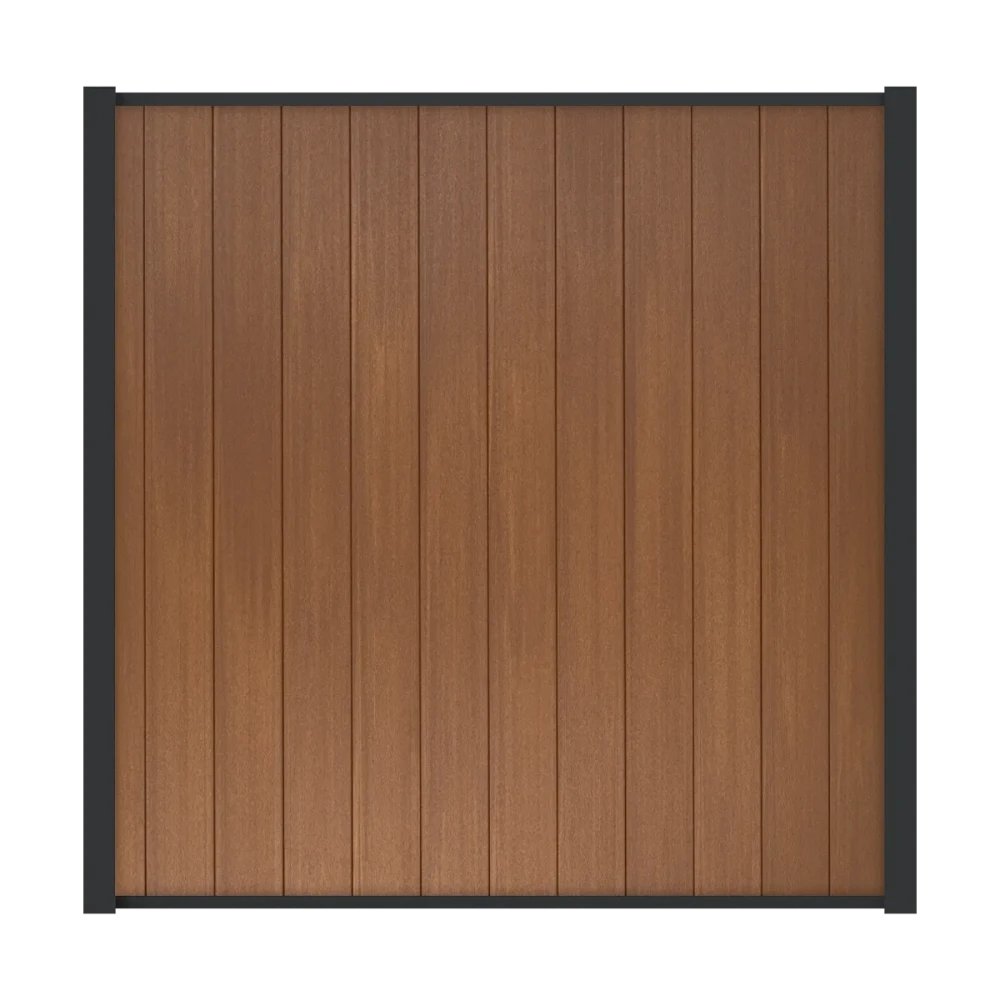 COMPOSIET SCHUTTINGDEEL MET ANTRACIETE LIJST | PREMIUM | RED | 180X180 CM.