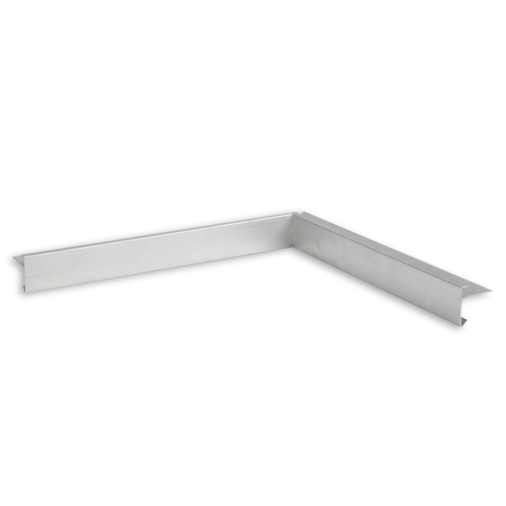 DAKTRIM BINNENNHOEK | RECHT | ALUMINIUM | 45X45 MM | 40X40 CM