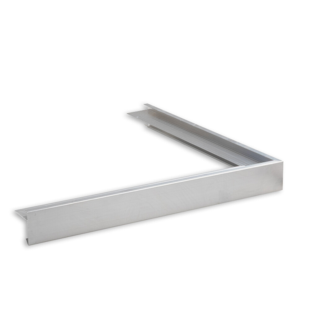 DAKTRIM BUITENHOEK | RECHT | ALUMINIUM | 45X45 MM | 40X40 CM