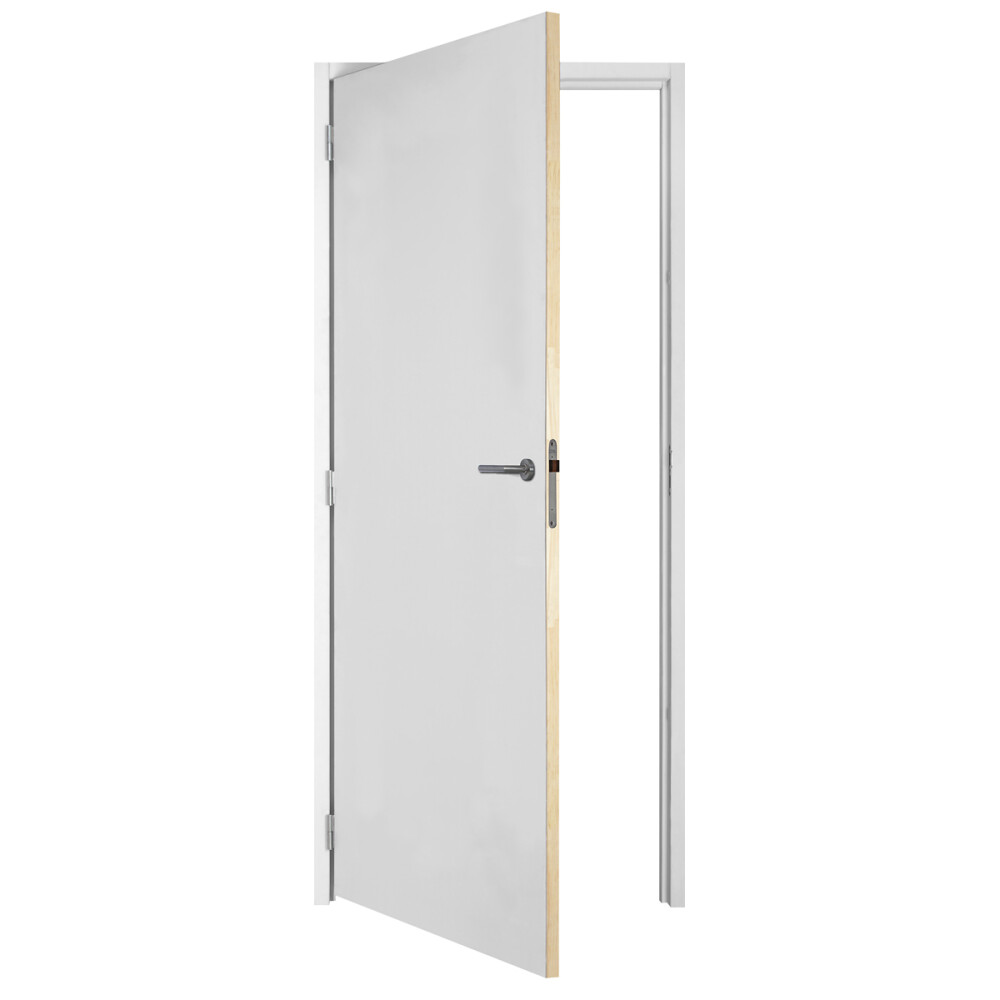 DEURKOZIJNSET | 56X90 MM | STOMPE HONINGRAAT DEUR | PEFC | LINKS | 83X201,5 CM