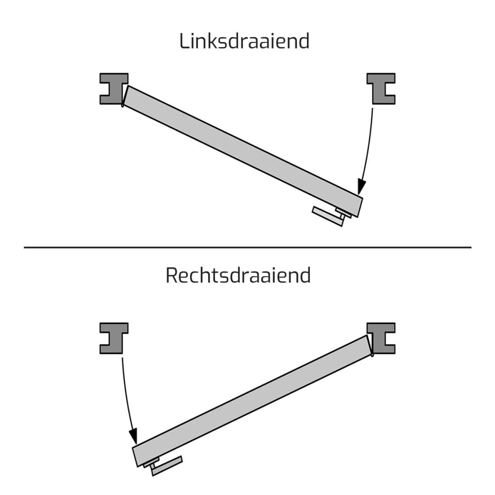 POORTDEUR STALEN FRAME MET SLOT | PEFC | DOUGLAS GESCH. 16X140 MM | L-DR | 100X180 CM