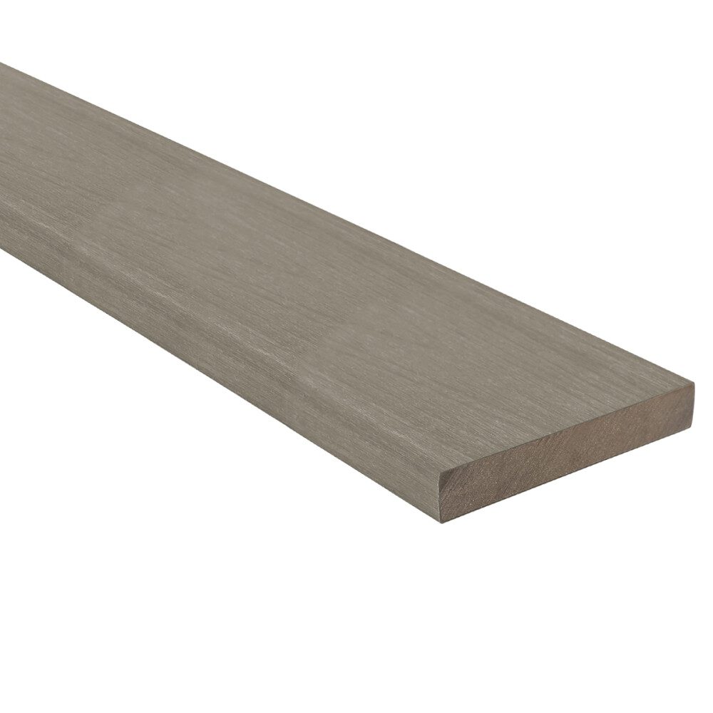 FIBERDECK WPC KANTPLANK | MASSIEF | LICHT GREY | FSC | 23X138 MM | 300 CM