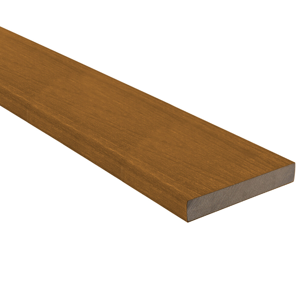 FIBERDECK WPC KANTPLANK | MASSIEF | TEAK | FSC | 23X138 MM | 300 CM