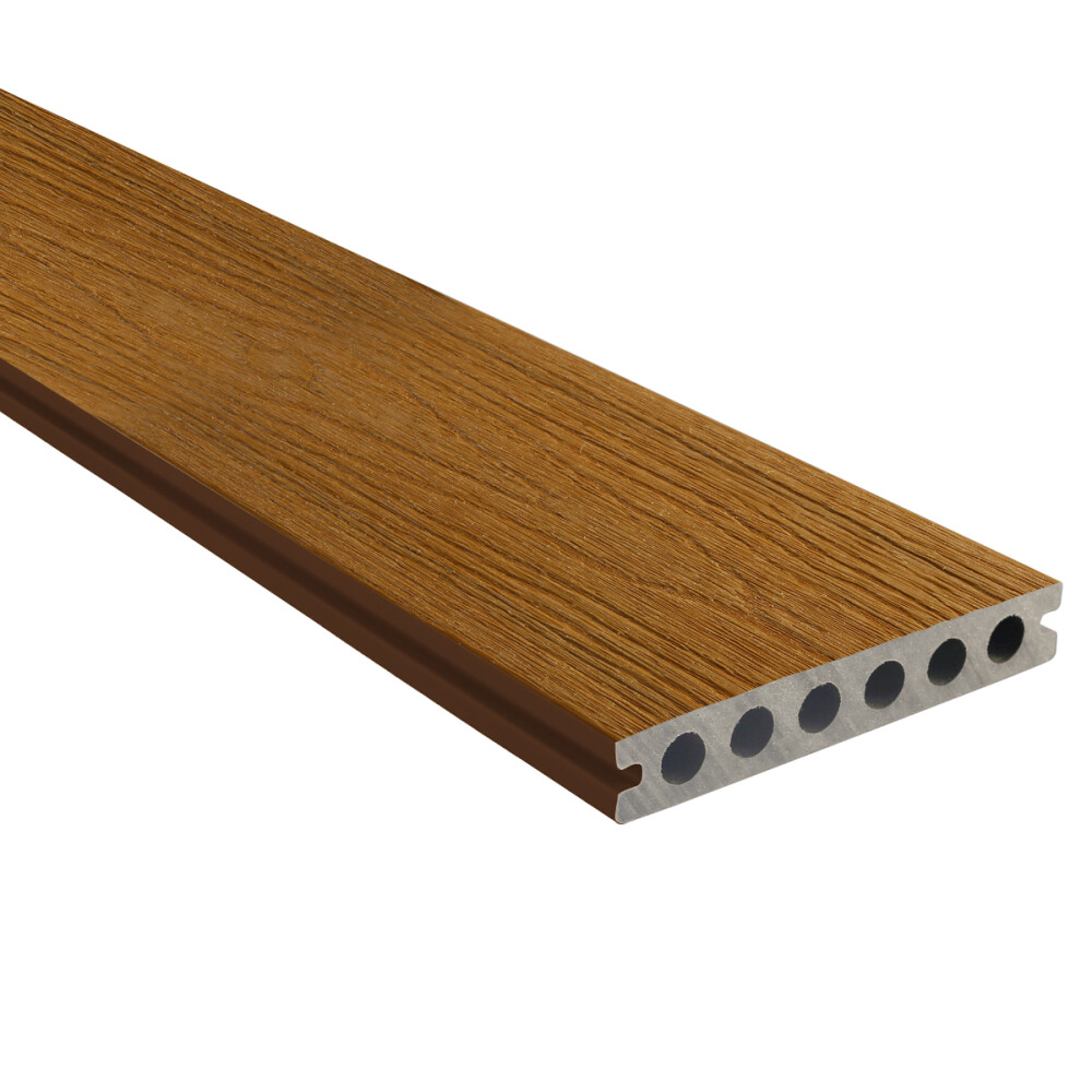FIBERDECK WPC VLONDERPLANK | RHK | TEAK | FSC | 23X138 MM | 400 CM