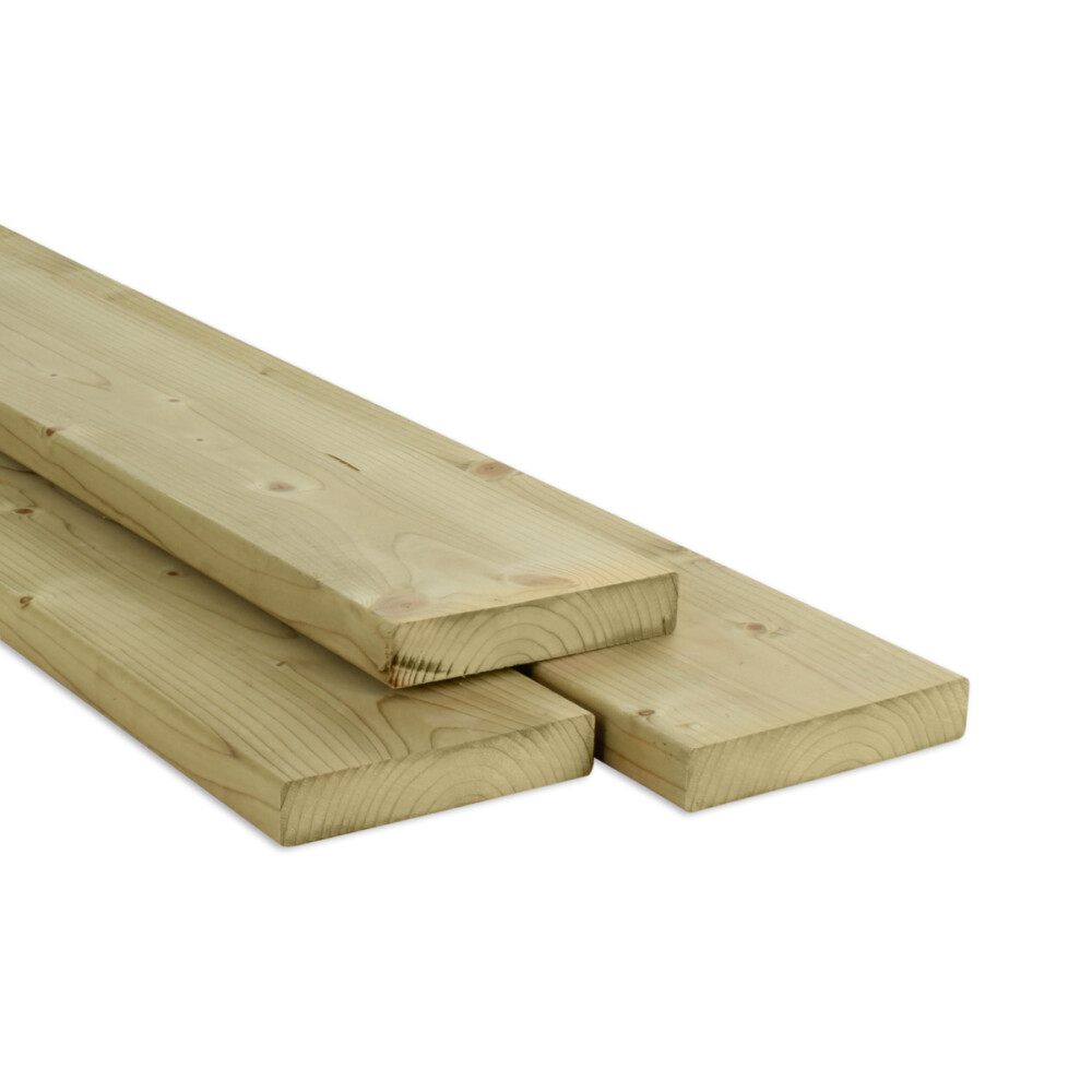 TUINHOUT | GROEN GEIMPR. | GESCHAAFD | FSC | 28X145 MM | 300 CM