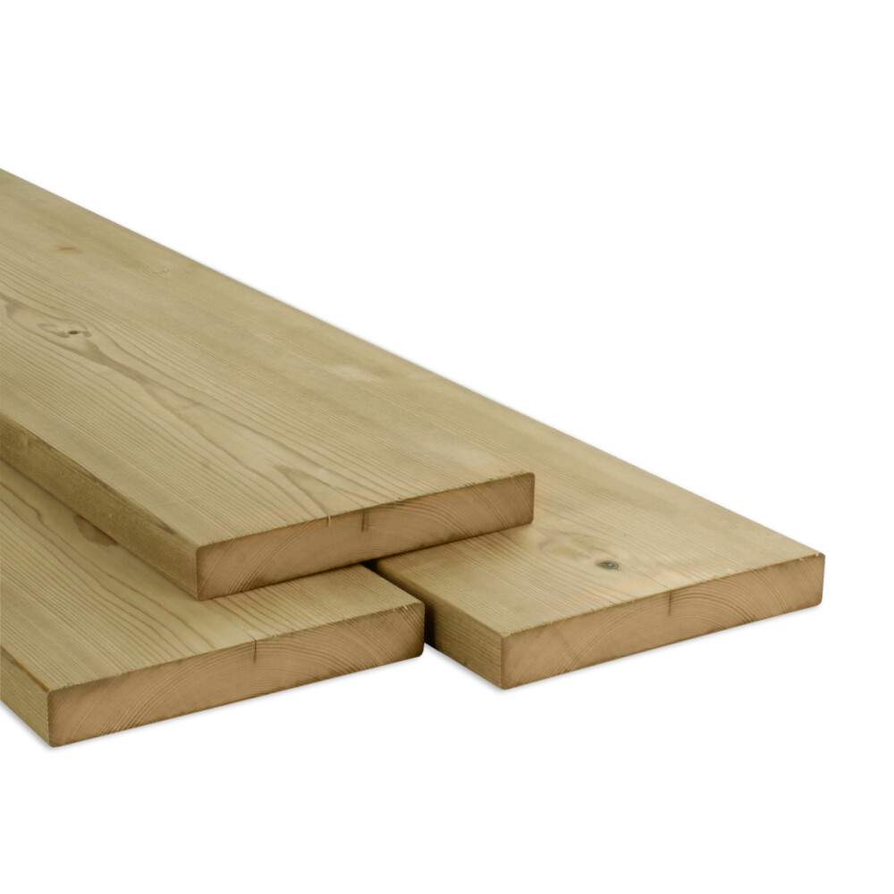 TUINHOUT | GROEN GEIMPR. | GESCHAAFD | FSC | 28X195 MM | 300 CM