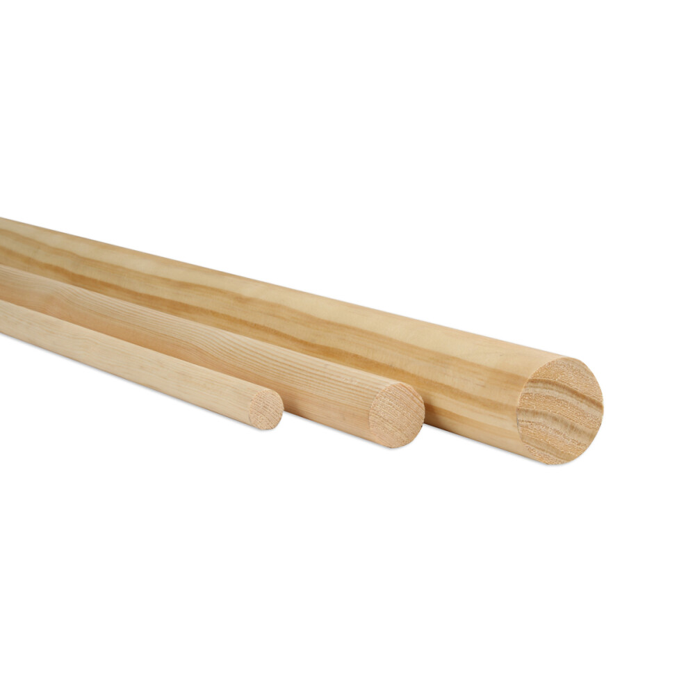 RONDE STOK GRENEN | PEFC | Ø 6 MM | 270 CM