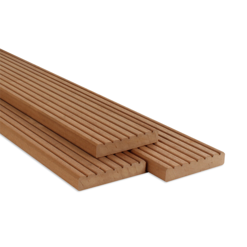 HARDHOUT VLONDERPLANK | GROEVEN | 28X145 MM | 455 CM
