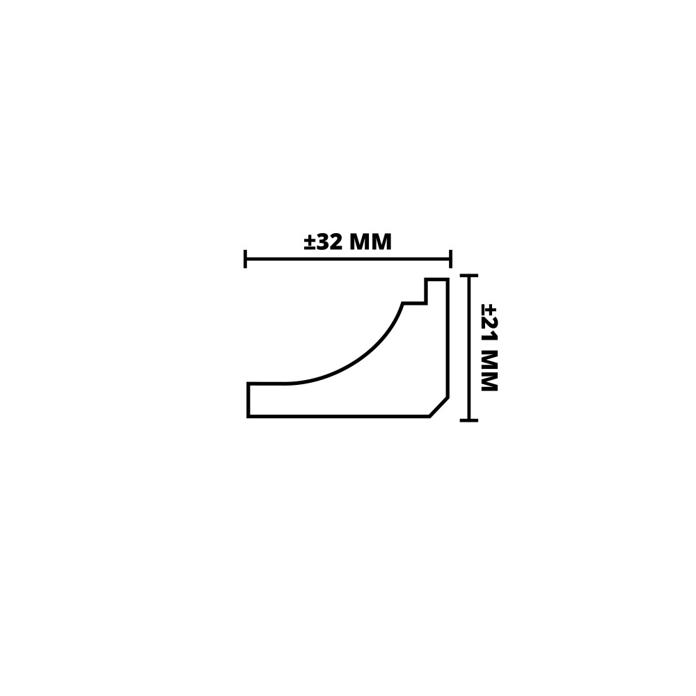 HOLLAT GRENEN | GEGROND | FSC | 21X32 MM | 270 CM