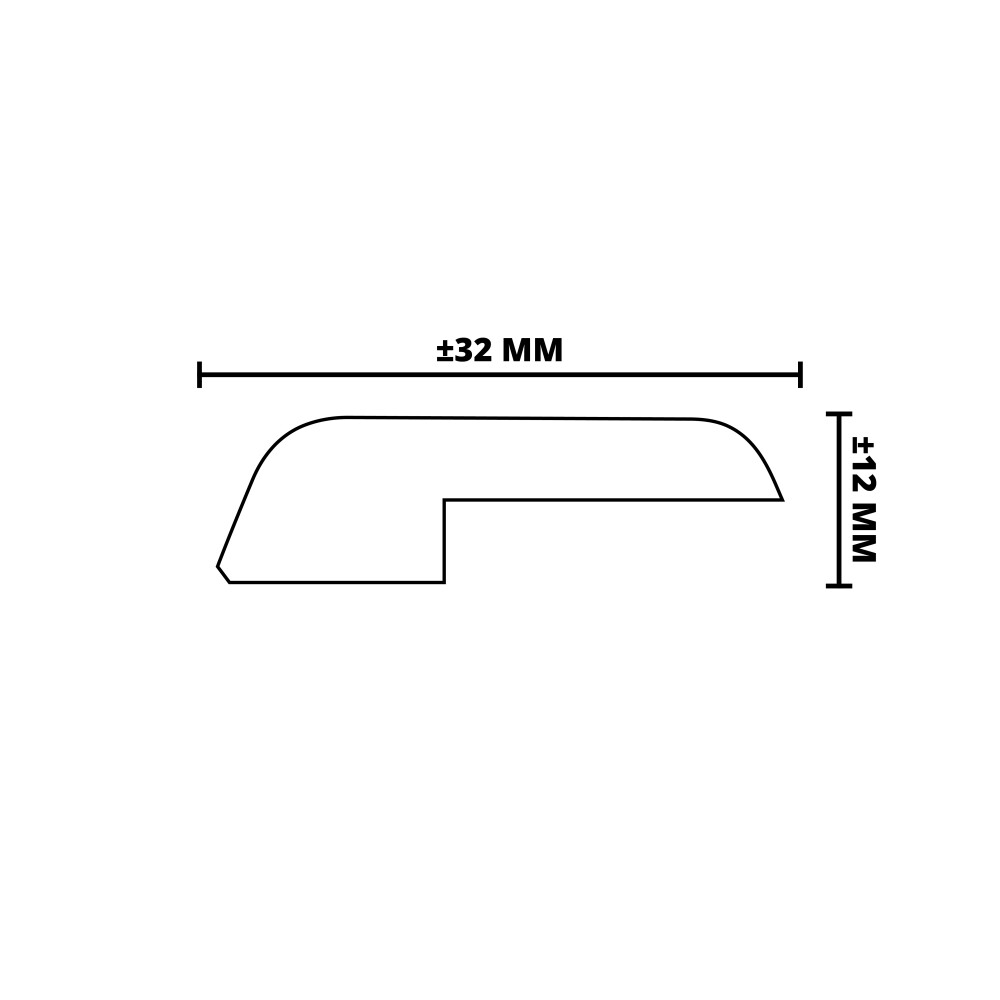 MERANTI KOPLAT | G2 | GEGROND | SPONNING 5X16 MM | GEVINGERLAST | KOMO | 12X32 MM | 460 CM