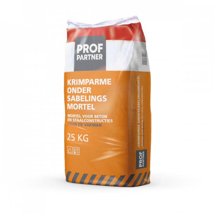 PROFPARTNER KRIMPARME ONDERSABELINGSMORTEL - ZAK 25 KG