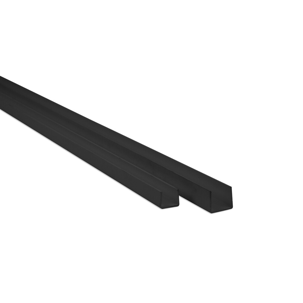 U-PROFIEL Kunststof | ZWART | 10X13 MM | 260 CM
