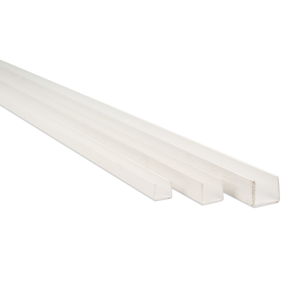 U-PROFIEL Kunststof | WIT | 10X13 MM | 260 CM