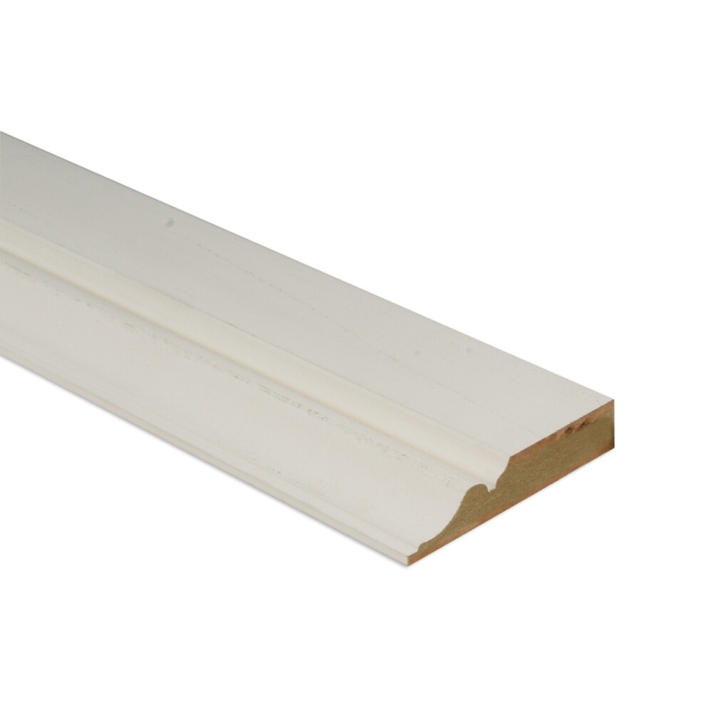 MDF SIERKOPLAT VW81 | WIT GEGROND | FSC | 18X94 MM | 488 CM