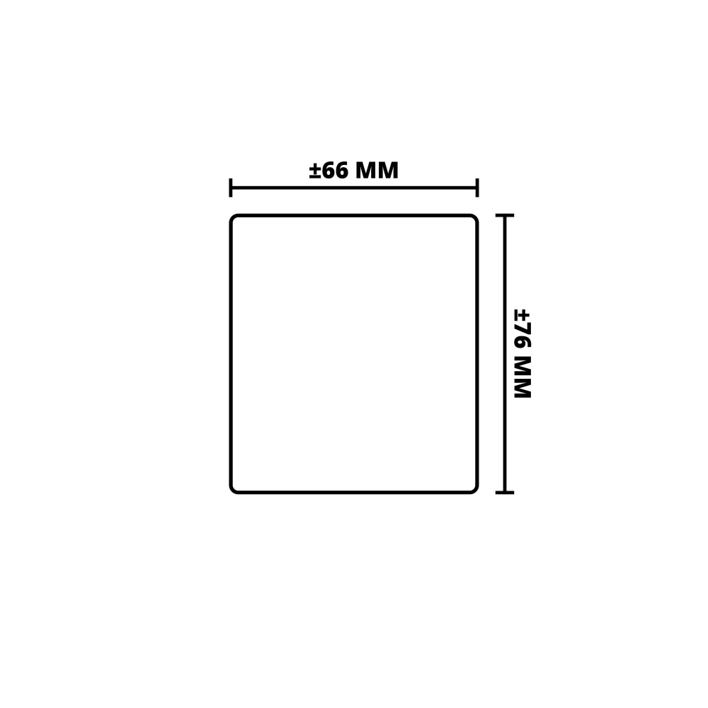 METSELPROFIEL | 5 LAAGS | FSC | 66X76 MM | 295 CM