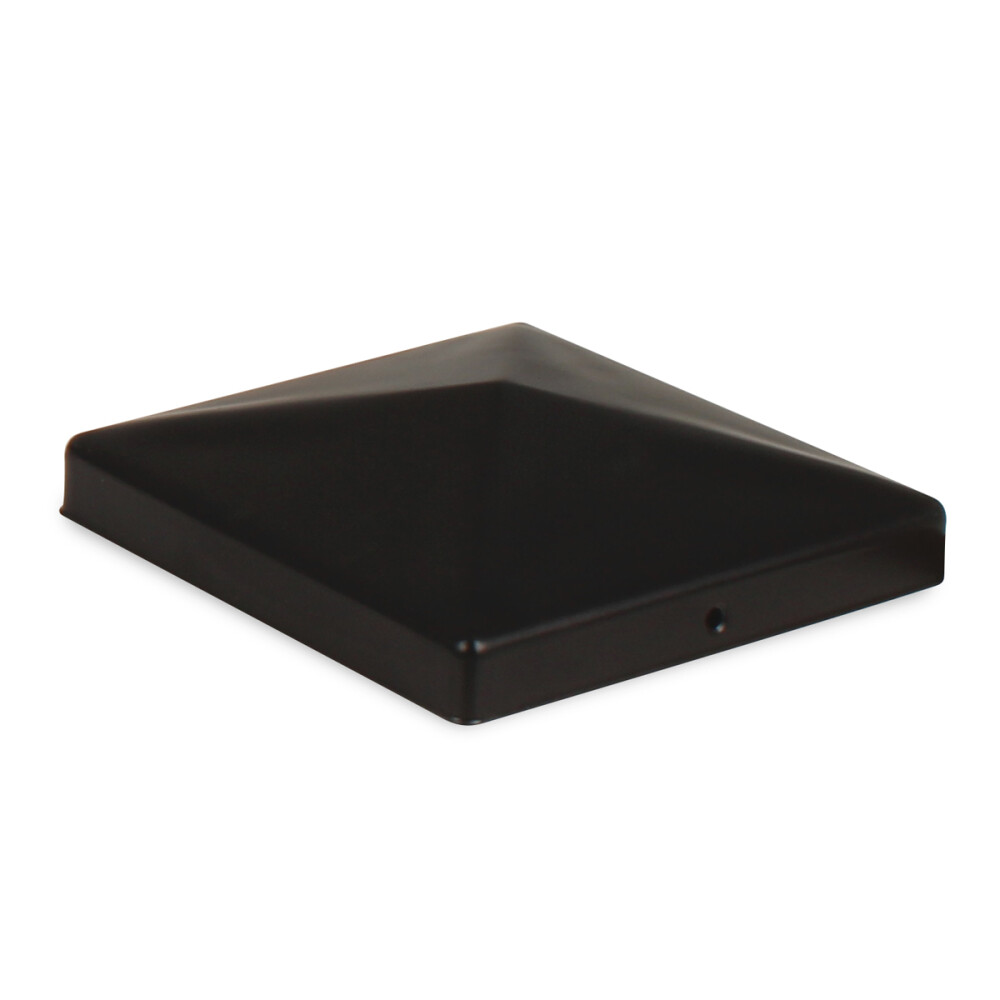 PAALORNAMENT PIRAMIDE - 141X141MM - ZWART