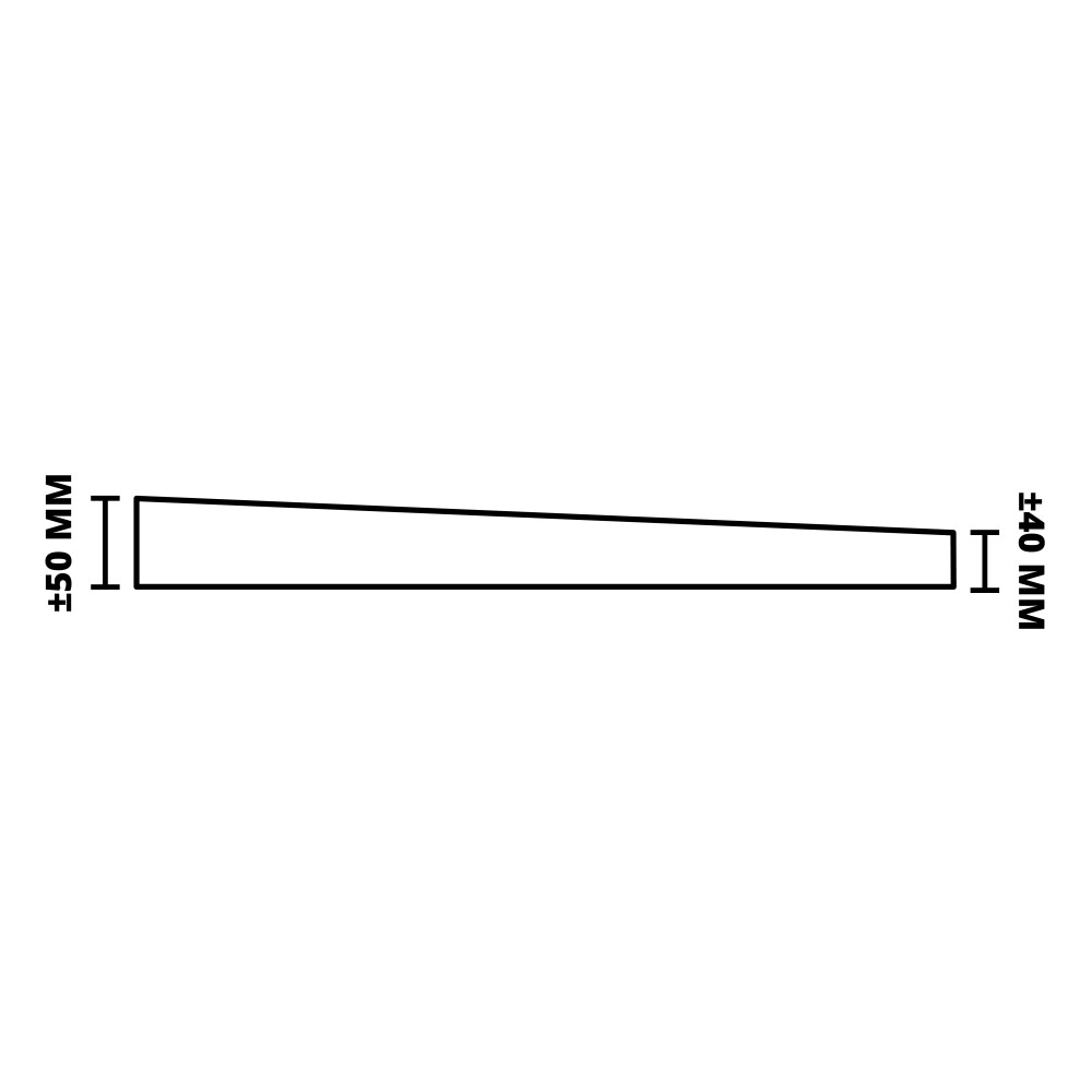 PIR DAKISOLATIE OP AFSCHOT | 2-ZIJDIGE ALU.CACHERING | R=1,29 | 40/50 MM | 120X120 CM
