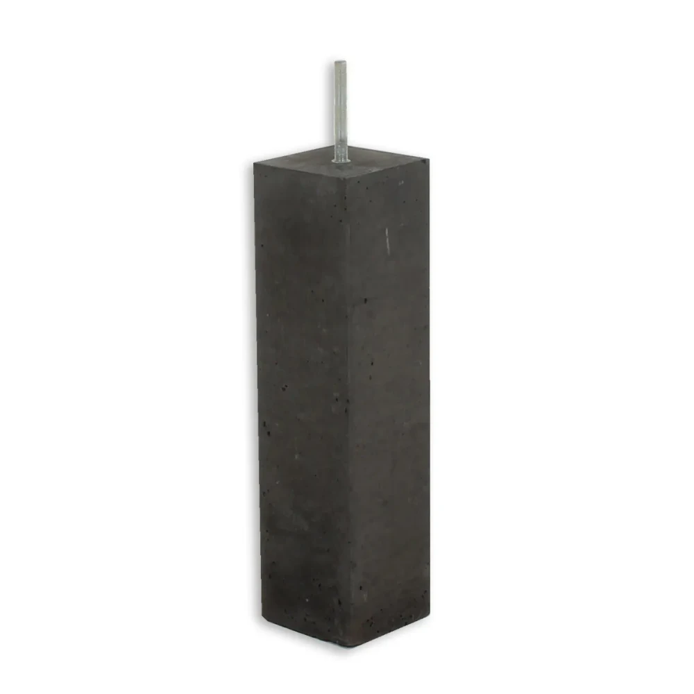 BETONPOER | ANTRACIET | STRAK | M16 | 14X14X58 CM