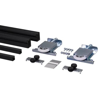 SCHUIFDEURPAKKET TBV 1 DEUR R-60 ZWART M