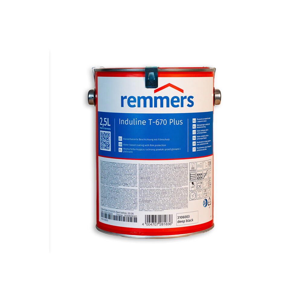 REMMERS | AQUA HK-LAZUUR | ZWART | 0,75 LTR