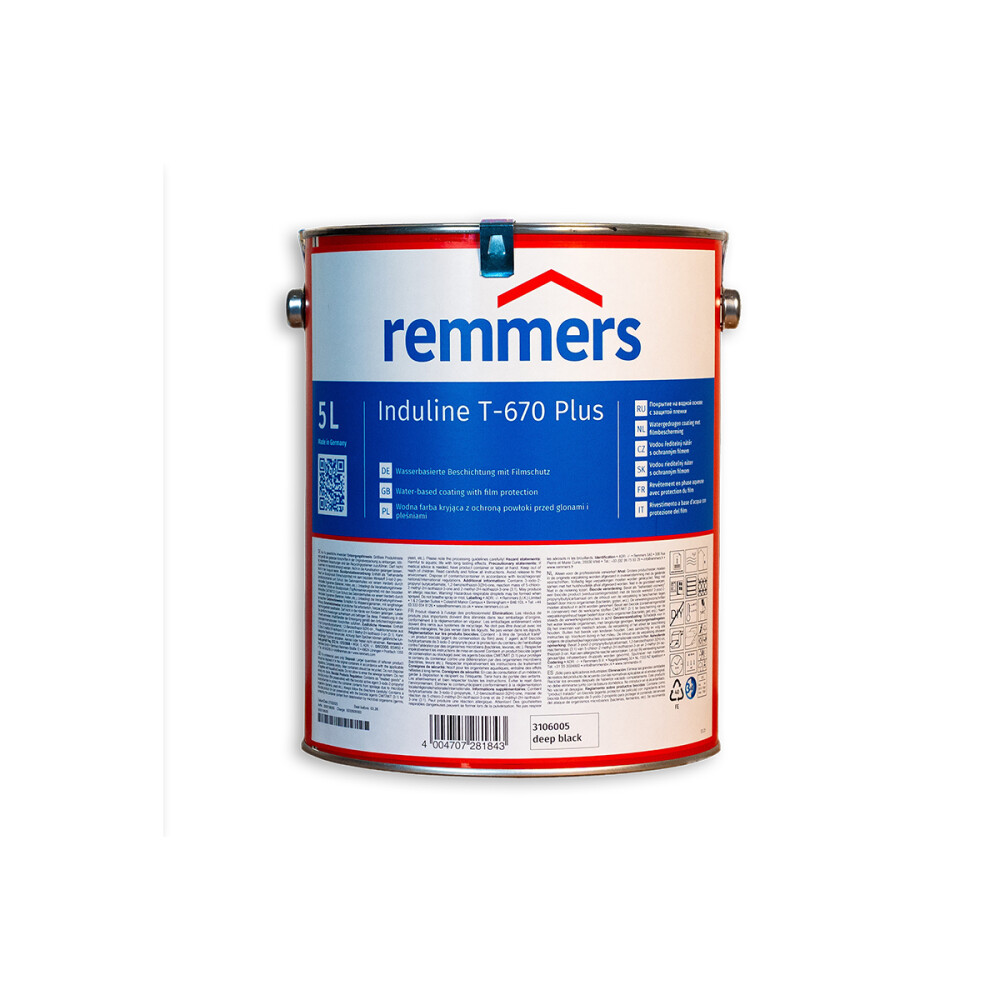 REMMERS | AQUA HK-LAZUUR | ZWART | 0,75 LTR