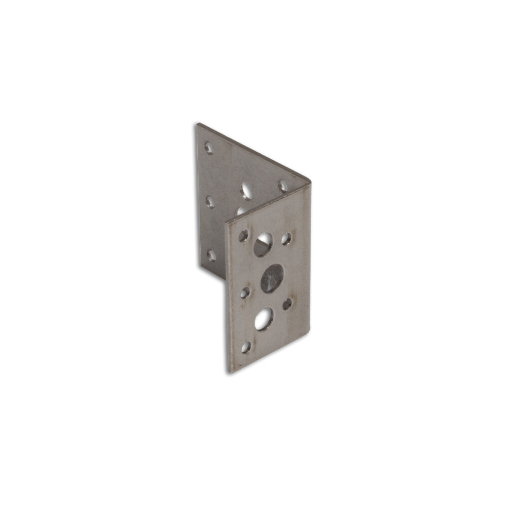 HOEKANKER MET SLEUF - 60X60X40 - DIKTE 2MM - RVS