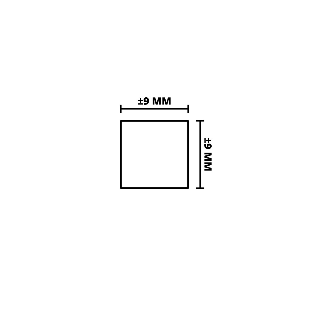 SCHAAFLAT HARDHOUT | FSC | 9X9 MM | 240 CM