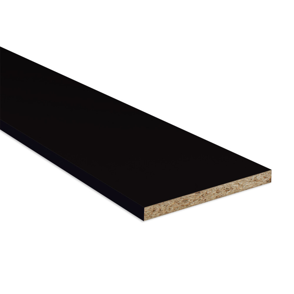 MEUBELPANEEL | ZWART | PEFC | 18 MM | 250X30 CM