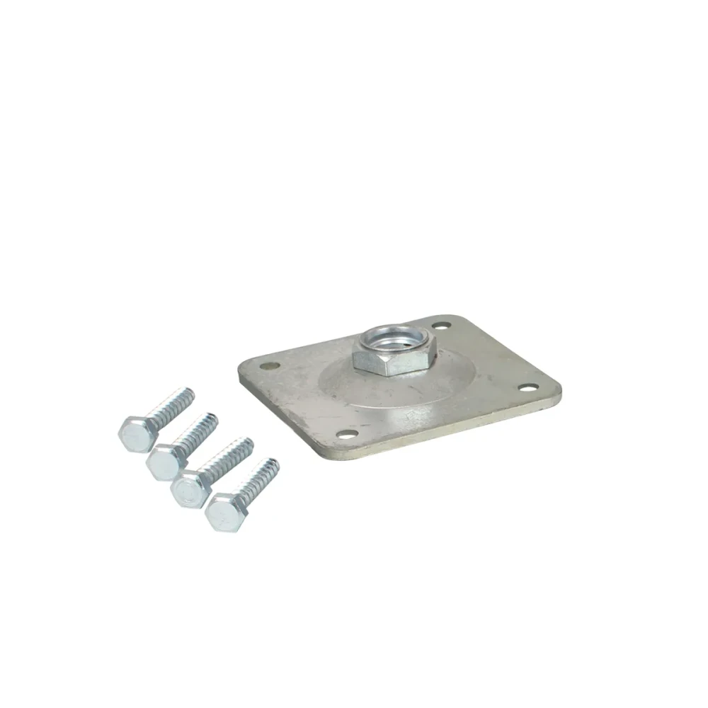 STELPLAAT 10X10 CM MET VASTE MOER | M16 | INCL. BOUTEN