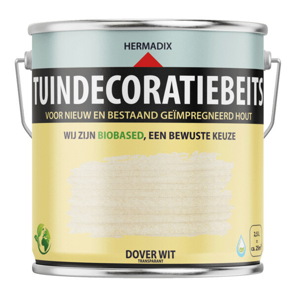 HERMADIX TUINDECORATIEBEITS 765 DOVER WIT - 2.5 LTR