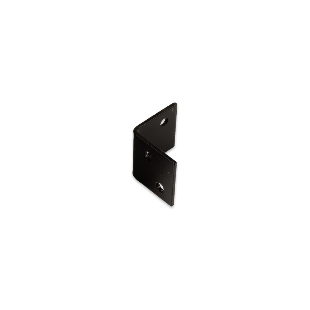 HOEKANKER - 30X30X30MM - DIKTE 2MM - ZWART VERZINKT